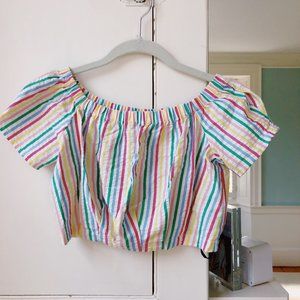 f21: NWT carnival bubble crop top
